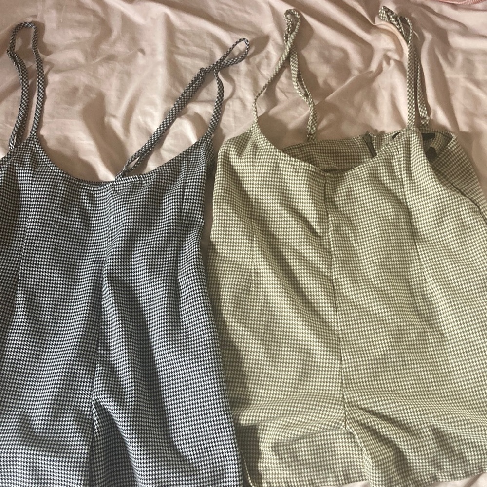 Two forever 21 rompers